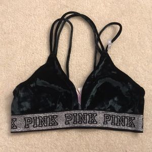 NEW velvet bralette